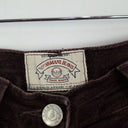 Second-Hand - Armani Jeans Chocolate Velvet Tapered Pants Size 6 - SwapUp