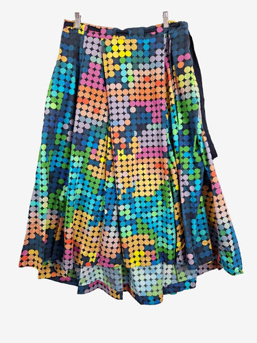 Elk Rainbow Spot Drawstring Skirt Size 20