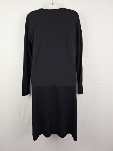Second-Hand - COS Black High Low Look Dress Size L - SwapUp