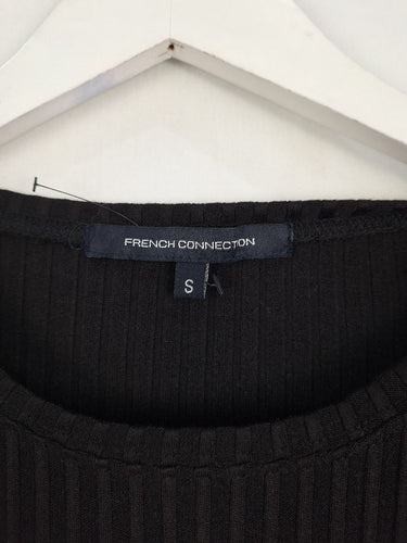 Second-Hand - French Connection Ribbed Sleeveless Long Top Size S - SwapUp