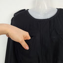 Second-Hand - Witchery Breezy Black Mini Shirt Dress Size 8 - SwapUp