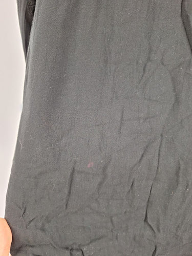 Second-Hand - Witchery Breezy Black Mini Shirt Dress Size 8 - SwapUp