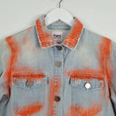 Second-Hand - Gypsy Soul Denim Spray Punk Jacket Size XS - SwapUp