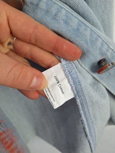 Second-Hand - Gypsy Soul Denim Spray Punk Jacket Size XS - SwapUp