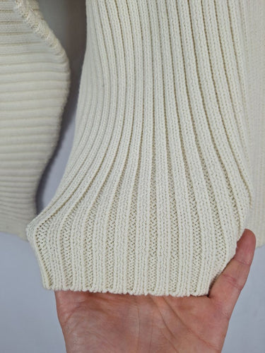 Second-Hand - Scotch & Soda Cocoon Knit Beige Jumper Size S - SwapUp