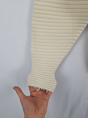 Second-Hand - Scotch & Soda Cocoon Knit Beige Jumper Size S - SwapUp