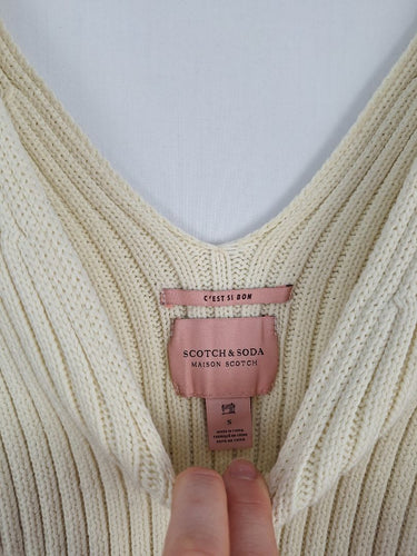 Second-Hand - Scotch & Soda Cocoon Knit Beige Jumper Size S - SwapUp