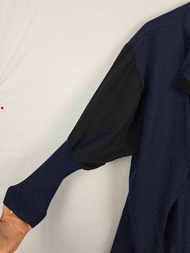 Second-Hand - Beatrice. B Midnight Wool Throwover Cardigan Size S - SwapUp