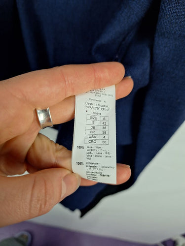 Second-Hand - Beatrice. B Midnight Wool Throwover Cardigan Size S - SwapUp