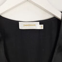 Second-Hand - Zimmermann Black Silk Frill Pure Silk Top Size 8 - SwapUp