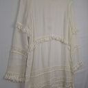 Second-Hand - Indikah Lace Tassel White Long Top Size 10 - SwapUp