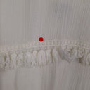 Second-Hand - Indikah Lace Tassel White Long Top Size 10 - SwapUp