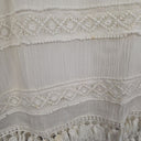 Second-Hand - Indikah Lace Tassel White Long Top Size 10 - SwapUp