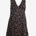 Second-Hand - Assorted Brands Blush Floral V Neck Mini Dress Size S - SwapUp