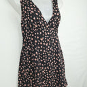 Second-Hand - Assorted Brands Blush Floral V Neck Mini Dress Size S - SwapUp