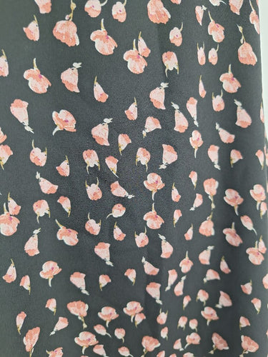Second-Hand - Assorted Brands Blush Floral V Neck Mini Dress Size S - SwapUp
