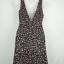 Second-Hand - Assorted Brands Blush Floral V Neck Mini Dress Size S - SwapUp
