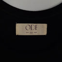Second-Hand - Ode Off Duty Black Ribbed Top Size S - SwapUp