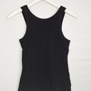 Second-Hand - Ode Off Duty Black Ribbed Top Size S - SwapUp