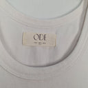 Second-Hand - Ode Off Duty White Ribbed Tank Top Size S - SwapUp