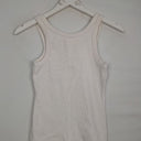 Second-Hand - Ode Off Duty White Ribbed Tank Top Size S - SwapUp