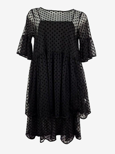 Gorman Witchy Sheer Polka Dot Dress Size 12