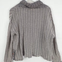 Second-Hand - Yarra Trail Textured Wide Roll Neck Top Size L - SwapUp