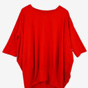 Second-Hand - Tirelli Realxed Vivid Red Top Size M - SwapUp