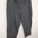 Second-Hand - Stretchy Jean Look Pants With Contrast Stitching Size - SwapUp