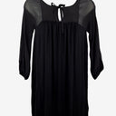 Second-Hand - Layer'd Silk Trim Tie Up Gathered Dress Size N/A - SwapUp
