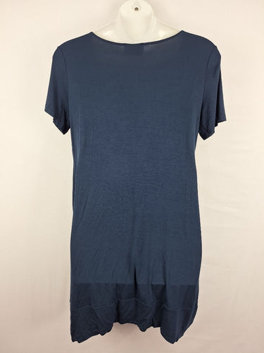 Second-Hand - Layer'd Navy Casual Shift Dress Size N/A - SwapUp