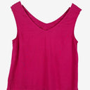 Second-Hand - Maiocchi Dusty Magenta Comfortable Singlet Top Size 6 - SwapUp