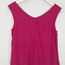 Second-Hand - Maiocchi Dusty Magenta Comfortable Singlet Top Size 6 - SwapUp