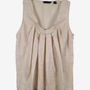 Second-Hand - Country Road Elegant Gathered Off White Top Size XS - SwapUp