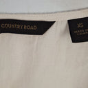 Second-Hand - Country Road Elegant Gathered Off White Top Size XS - SwapUp