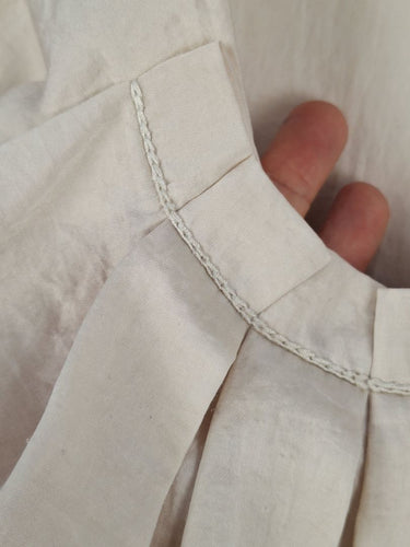 Second-Hand - Country Road Elegant Gathered Off White Top Size XS - SwapUp