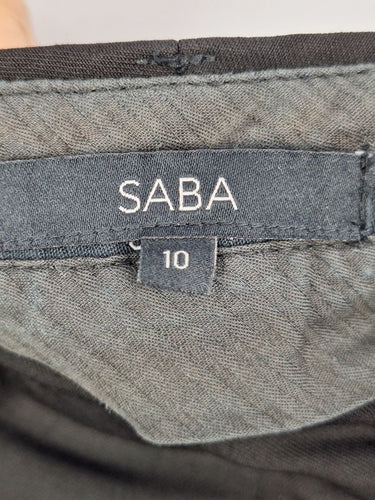 Second-Hand - Saba Classic Black Tapered Pants Size 10 - SwapUp