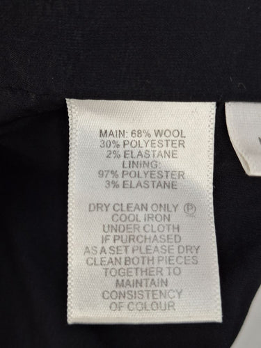 Second-Hand - Saba Classic Black Tapered Pants Size 10 - SwapUp