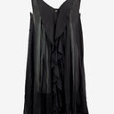 Second-Hand - Queen Of Everything Sheer Black Peter Pan Collar Dress Size XL - SwapUp