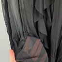 Second-Hand - Queen Of Everything Sheer Black Peter Pan Collar Dress Size XL - SwapUp