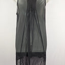 Second-Hand - Queen Of Everything Sheer Black Peter Pan Collar Dress Size XL - SwapUp