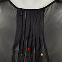 Second-Hand - Queen Of Everything Sheer Black Peter Pan Collar Dress Size XL - SwapUp