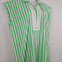 Second-Hand - Shirty Green Lolly Stripe Kaftan Dress Size M - SwapUp
