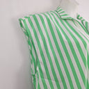 Second-Hand - Shirty Green Lolly Stripe Kaftan Dress Size M - SwapUp