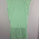 Second-Hand - Shirty Green Lolly Stripe Kaftan Dress Size M - SwapUp