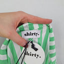 Second-Hand - Shirty Green Lolly Stripe Kaftan Dress Size M - SwapUp