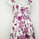 Second-Hand - Retrospec'd Lilac Flower Sweetheart Dress Size 12 - SwapUp