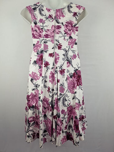 Second-Hand - Retrospec'd Lilac Flower Sweetheart Dress Size 12 - SwapUp