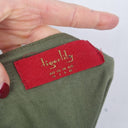 Second-Hand - Tigerlily Olive Contrast Embroidered Mini Dress Size 8 - SwapUp