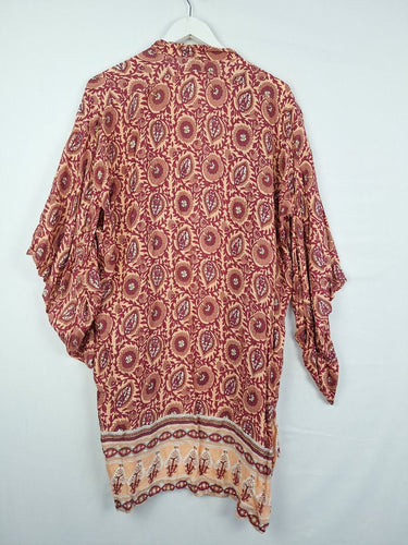 Second-Hand - Arnhem Beach Apricot Floral Cardigan Size S - SwapUp